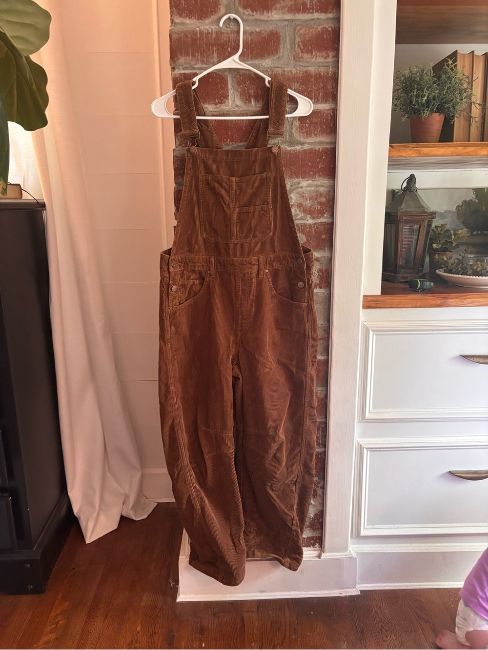 Corduroy Barrel Overalls